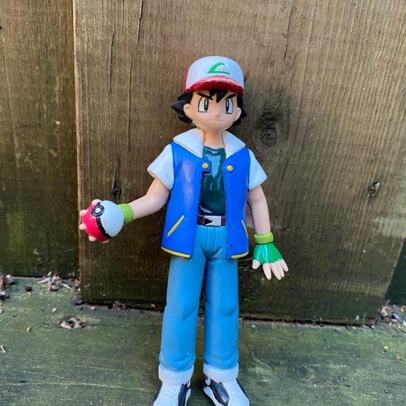 Vintage 1998 Pokémon Ash Ketchum Action Figure TOMY TOYS - Picture 3 of 5